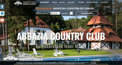Desktop Screenshot of abbazia-nemesnep.hu